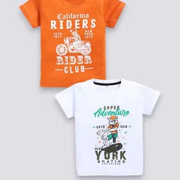 carrydreams Boys 2Pc Printed Pure Cotton T-shirt-picture-31