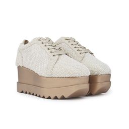 Anaar Women Woven Design High-Top Sneakers-image-76