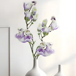 Royaloak Purple Magnolia Artificial Flower Bunch-picture-25