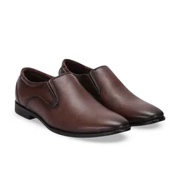 Fresco Italia Men Leather Formal Loafers-image-1