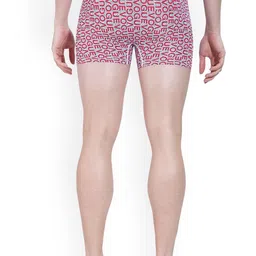 GOTO Printed Short Trunk NYLON LY PRINT OUTER EL TRUNK RED PRINT-Red image 3