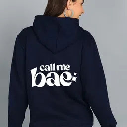 FALTU.CO Women Printed Hooded Sweatshirt-picture-1