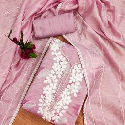 rangtulika ethnics Rangtulika Women Ethnics Embroidered Unstitched Dress Material-picture-41