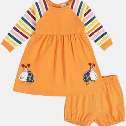 MINI KLUB Girls Cotton Fit & Flare Dress-94