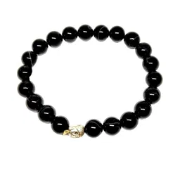 Divine souvenirs Unisex Artificial Beaded Elasticated Bracelet-44