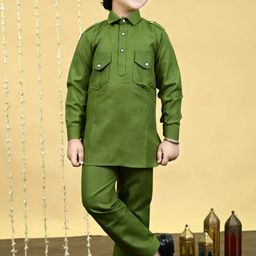BT DEZINES Boys Regular Kurta with Trousers-image-65