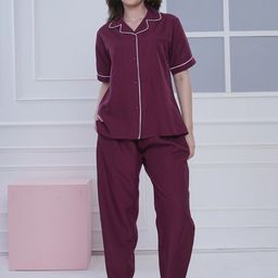 NEYSA Women Pure Cotton Shirt & Pyjamas Night suit-image-39