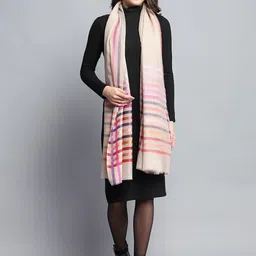 Monte Carlo Striped Printed Shawl-48