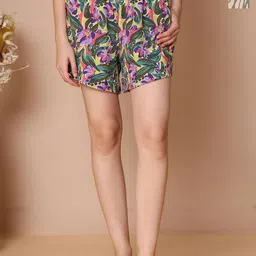 TAG 7 Women 2 Printed Lounge Shorts-image-60