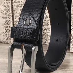 LOOPA Men Textured Tang Leather Formal Belt-picture-4