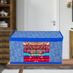 Kuber Industries Blue Set of 3 Regular Multi-Utility Organisers image 3