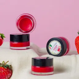 MYRA VEDA Strawberry Lip Balm With Cocoa & Shea butter - 8 g image 1