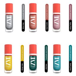 ZM Zayn & Myza Set Of 6 Breathable Nail Enamel With Raspberry & Almond Oil - 6 ml Each-image-87