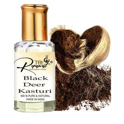THE RUPAWAT Perfumery House Black Deer Kasturi Natural & Alcohol Free Attar - 12 ml-image-18