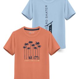 HELLCAT Boys Typography 2 Printed T-shirt-image-57