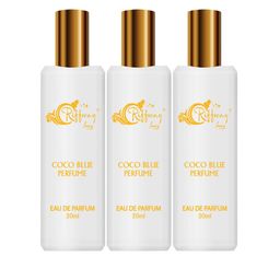 riffway Men Set Of 3 Cocoblue Long Lasting Eau De Parfum- 20 ml Each image 3