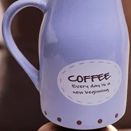 Blue Handcrafted Coffee Flask Can Tall Mugs-picture-35