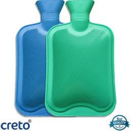 Pack of 2 Durable Rubber Ortho-Care Heating-Pouch Non Electric 2 L Hot Water Bag-image-46