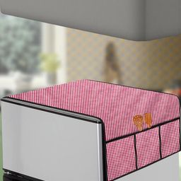 The Furnishing Tree Pink PVC Air Conditioner Cover-image-111