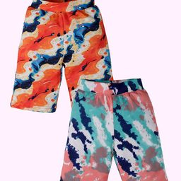 KiddoPanti Girls Printed Cycling Shorts-image-95