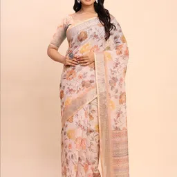 Astita Linen Blend Saree-image-27