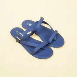 THE MADRAS TRUNK Women Buckle Detailed Open Toe Flats-15