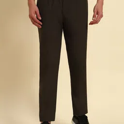 Cantabil Men Regular Fit Cotton Trousers-image-32