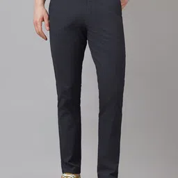 Richlook Men Textured Smart Trousers-image-58