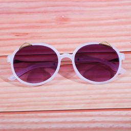 DukieKooky Unisex Kids Round Sunglasses with UV Protected Lens-image-96
