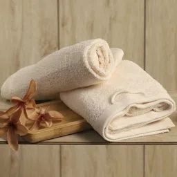 Monte Carlo 2 Pcs Cream Cotton 340 GSM Hand Towels-17