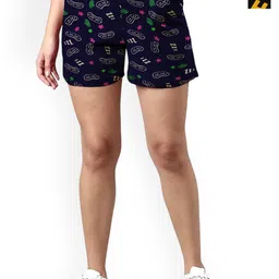 Tee Weavers Girls Printed Shorts-18