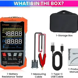 amicisense Battery Internal Resistance Tester Automatic & Manual Detection Self-Calibration Digital Voltage Tester image 4