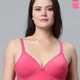In Care Women Pack of 2 Medium Coverage Lightly Padded and Non-Wired Bra-14