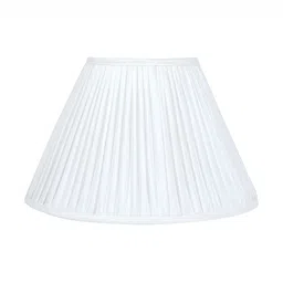 Lampenschirm India White Silk Empire Premium Soft Back Lampshade-31
