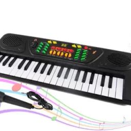 37 Keys Kids Piano Keyboard | Piano For Kids With Microphone494 (Black)-image-75