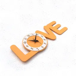 OLIVE TREE Yellow & White Traditional Wall Clock-image-3