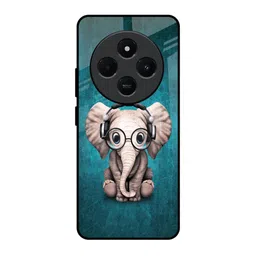 QRIOH Adorable Baby Elephant Printed Redmi 14C 5G Impact Resistant Back Case-picture-50