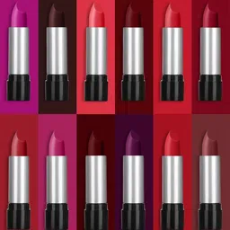 A.D.S Set Of 12 Amplified Creme Non Transfer Balm Lipstick- 2.3g Each- Shade- J113-A-26