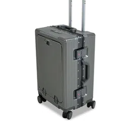 EVERBEST Textured Hard Sided Cabin Trolly Suitcase-15