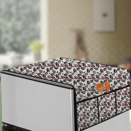 The Furnishing Tree Grey Printed Refrigerator Cover-picture-33