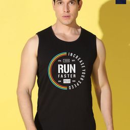 WOOSTRO Pack Of 2 PrintedSuper Combed Cotton Gym VestsVWS26(RUN BLACK)(HARD NAVY)-image-13