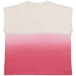 GUESS kids Girls Colourblocked Round Neck Cotton T-shirt image 3
