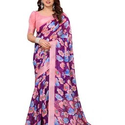 Moda Rapido Floral Printed Saree-picture-0