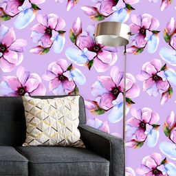 ArtzFolio Printed UV-Resistant Anti-Bacterial Watercolor Floral Pattern Peel & Stick Wallpaper-image-43