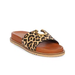 Viviblu Women Animal Printed Open Toe Flats-image-32