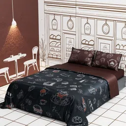 QuirkLoom Grey & White AC Room 150 GSM Double Bed Comforter-image-11