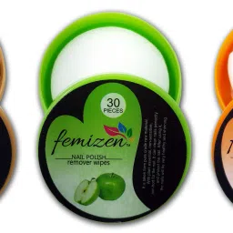 NAIL POLISH REMOVER CHOCOLATE, GREEN APPLE & ORANGE WIPES-image-37