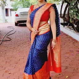 Areca Designer Woven Design Zari Pure Silk Banarasi Saree-49