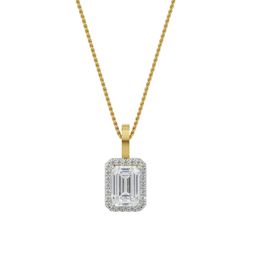 Emori 18KT Gold & Lab Diamond Pendant & Chain-picture-13