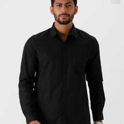 RAMRAJ Men Pack Of 2 Full Sleeves Solid Shirts-image-40